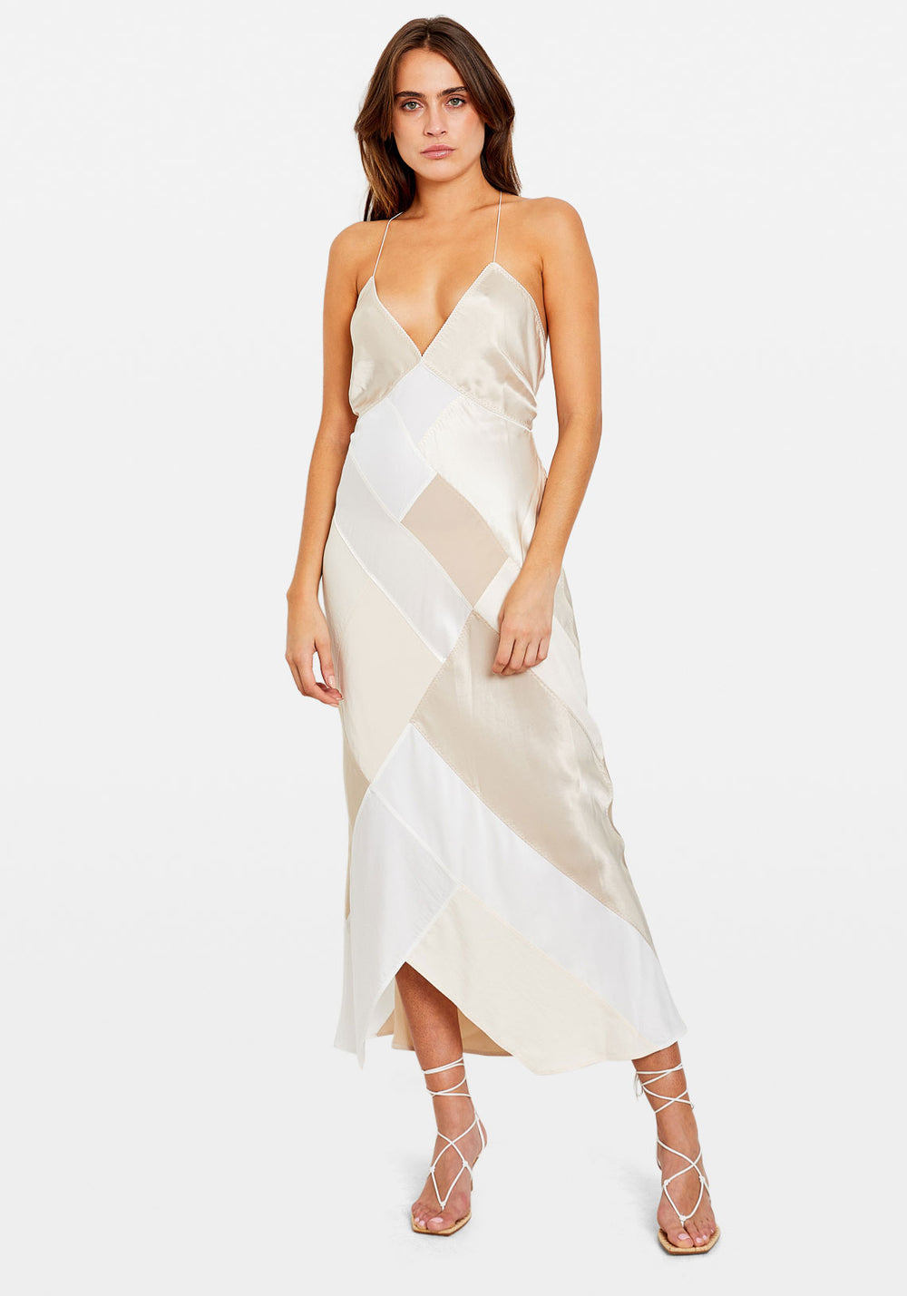 PATCHWORK MAXI DRESS