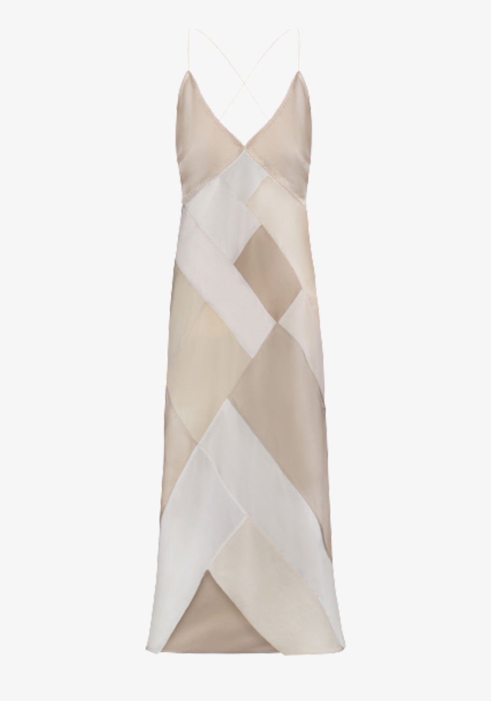PATCHWORK MAXI DRESS