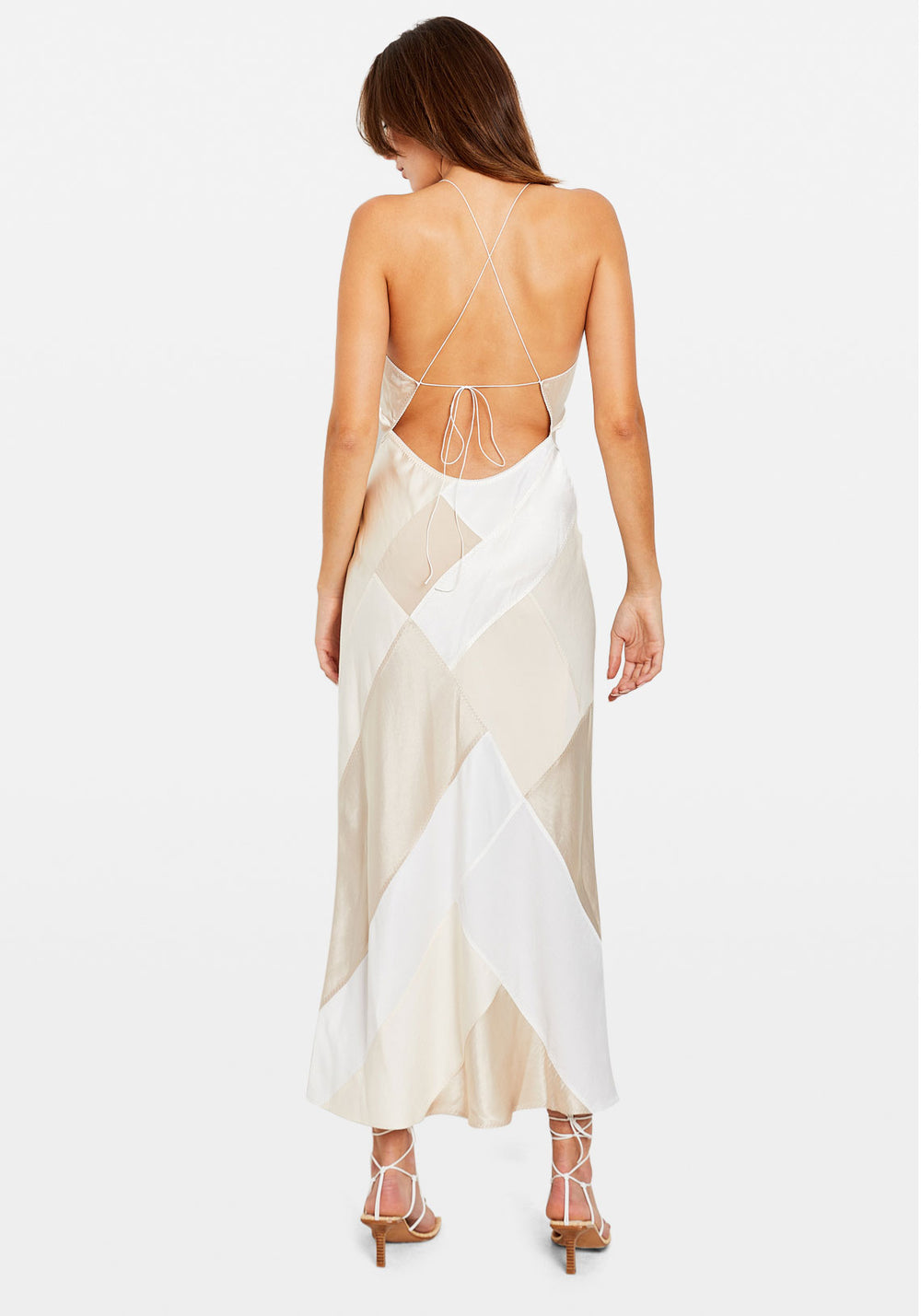 PATCHWORK MAXI DRESS