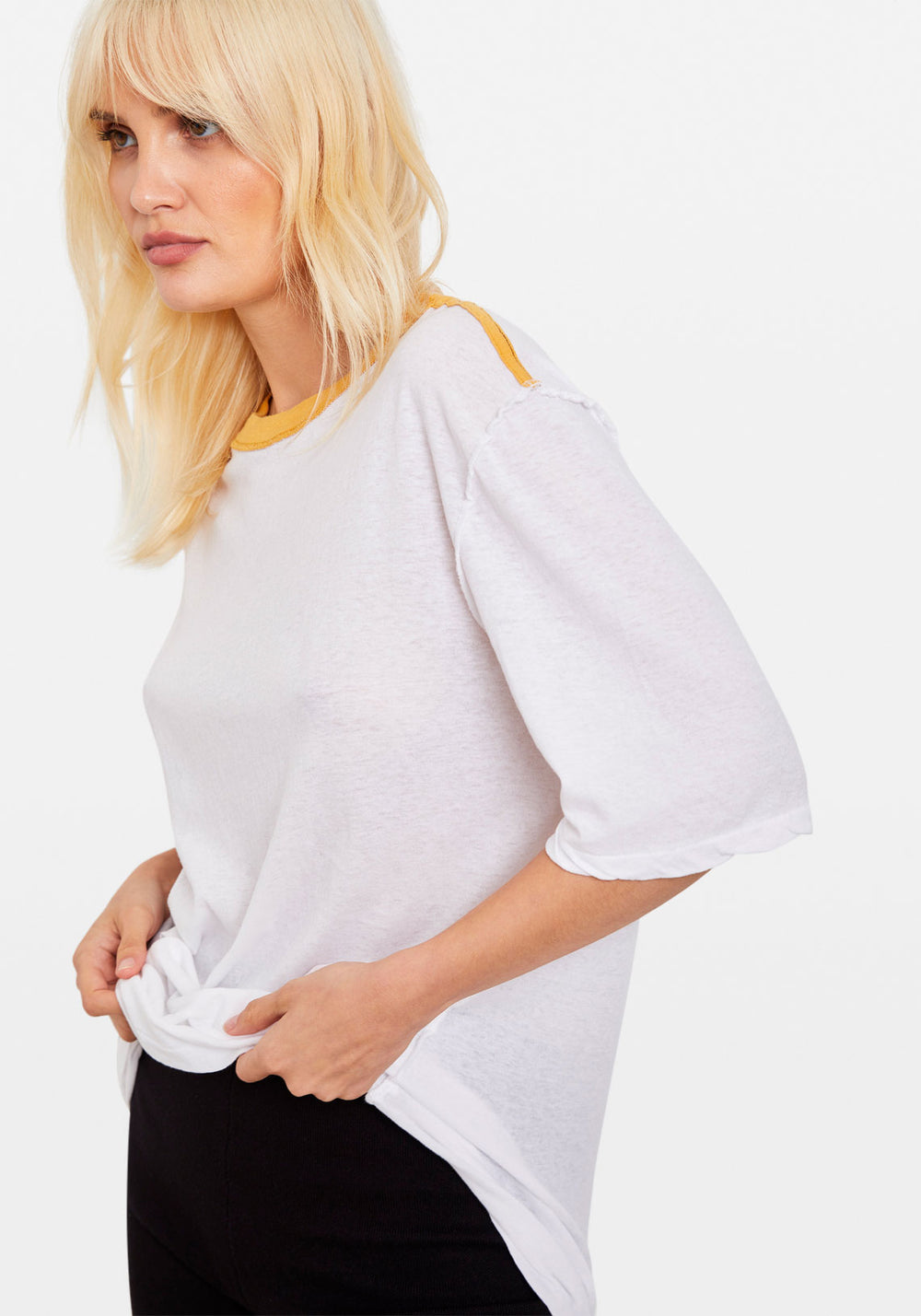 SLOUCH BOYFRIEND RVRSE TSHIRT