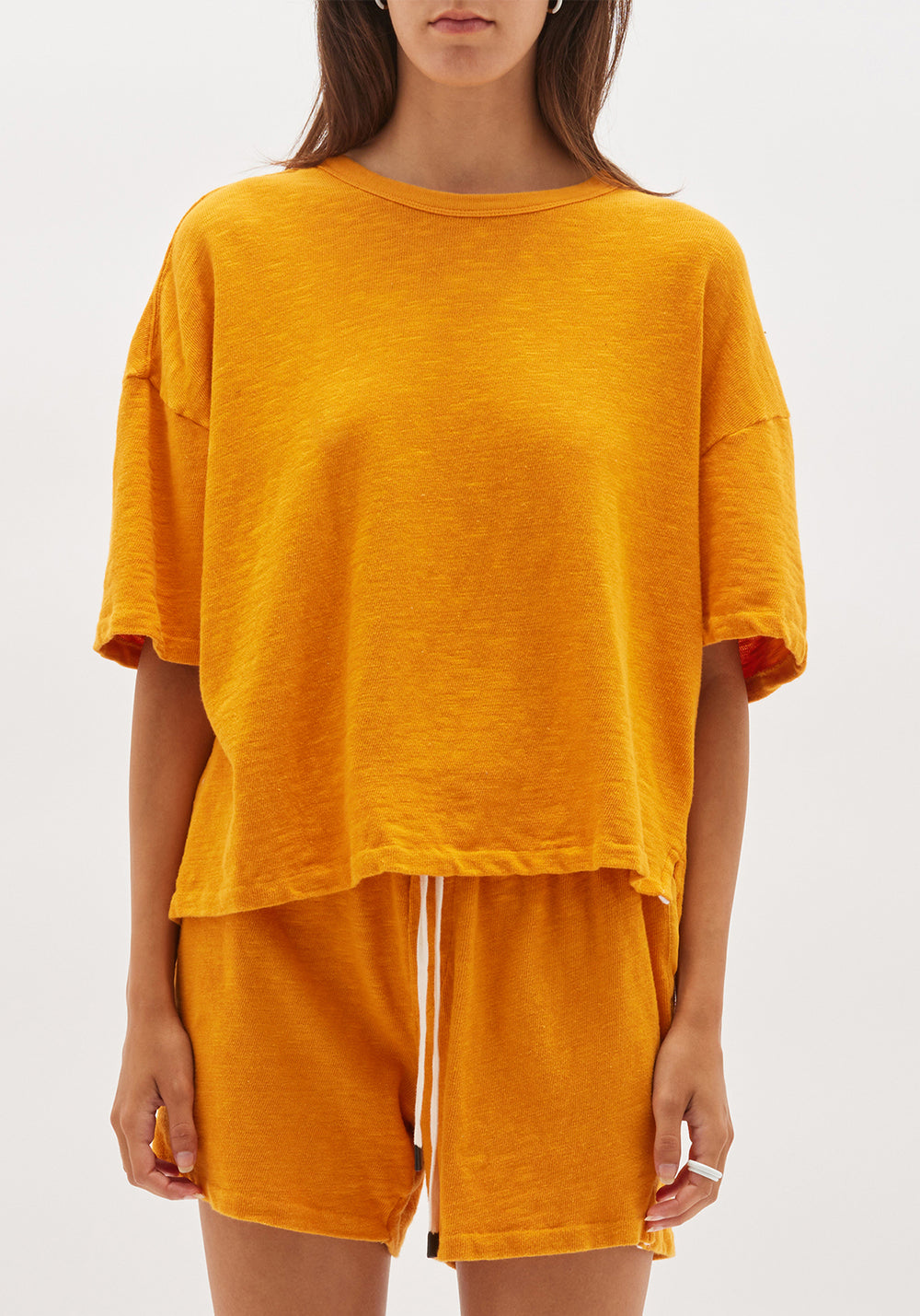 SLOUCH SLUB RIB HTG T.SHIRT