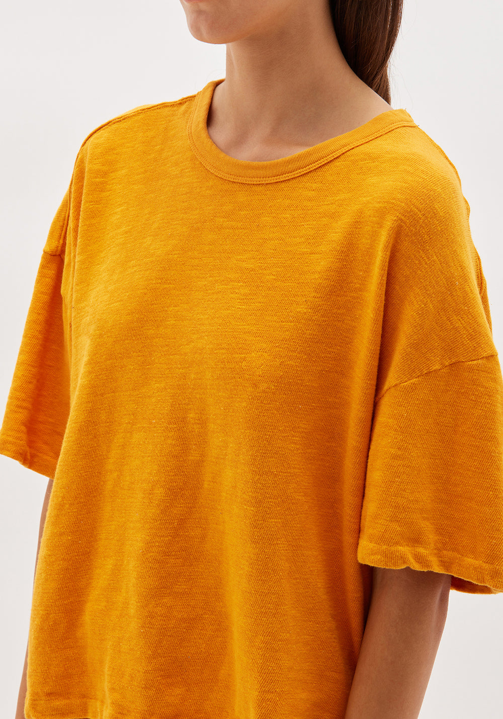SLOUCH SLUB RIB HTG T.SHIRT