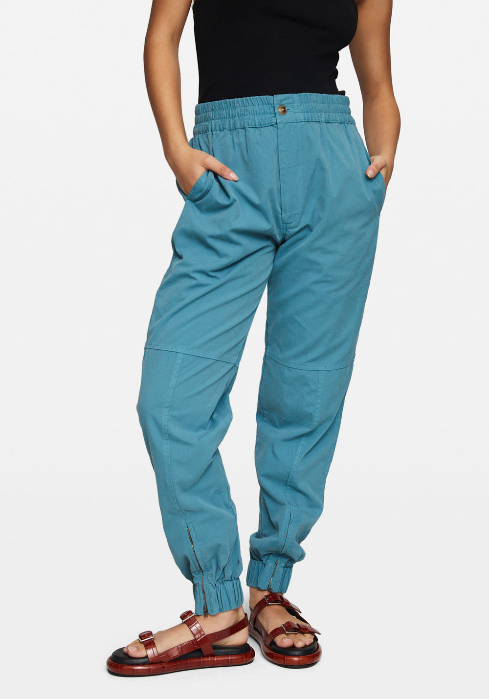 SLOUCH ZIP DETAIL TRACKPANT