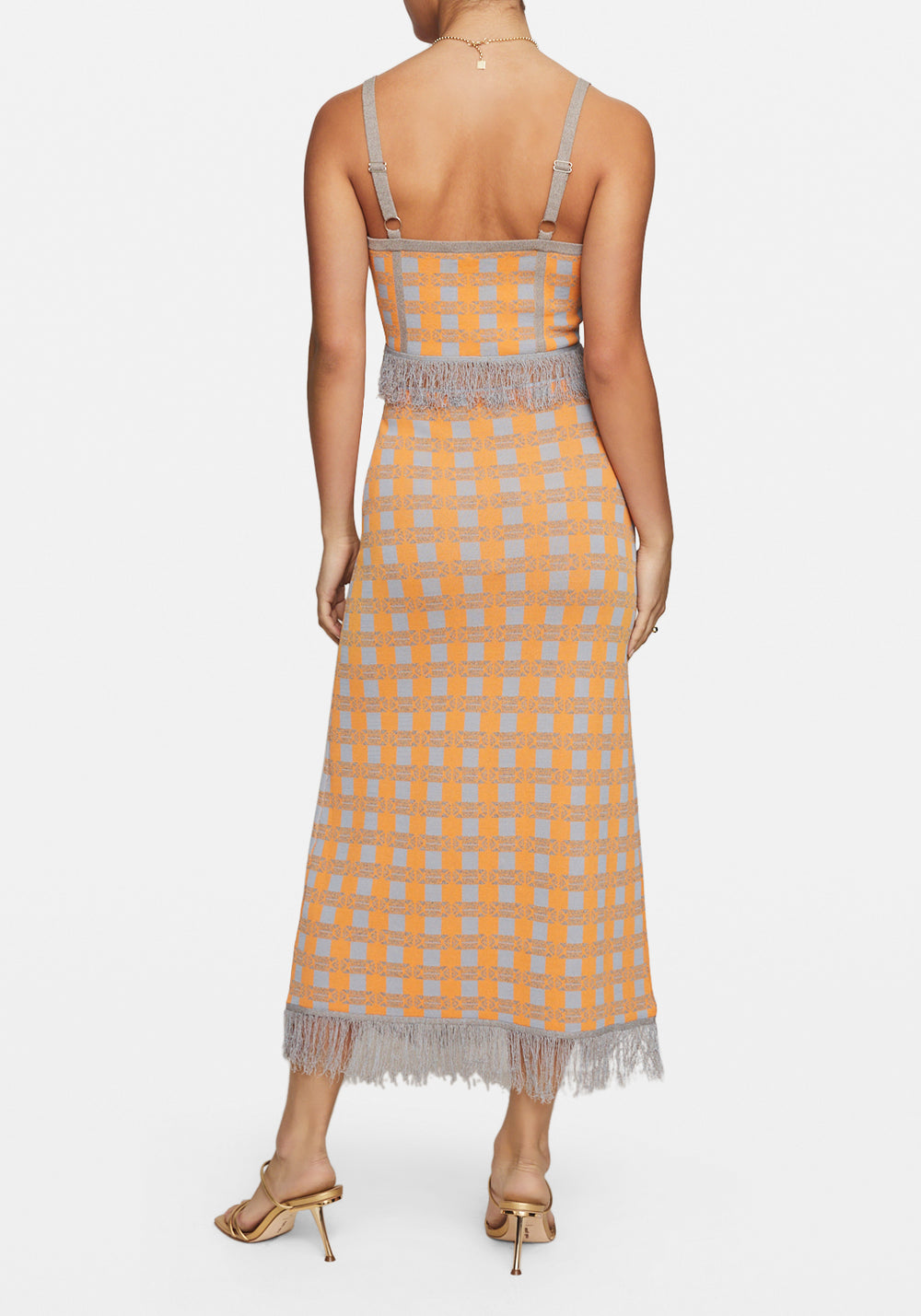 Callis Skirt Grey Check