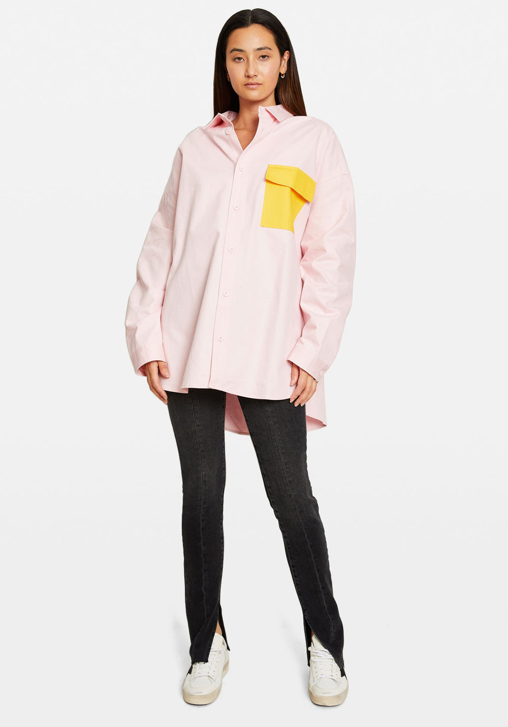 GEORGE SHIRT PINK YELLOW
