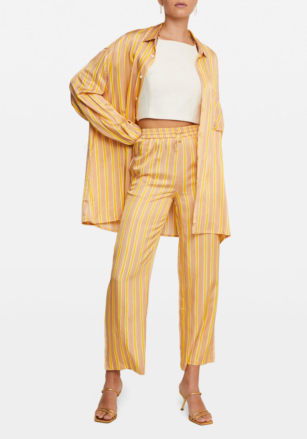 JORDAN PANTS YELLOW NUDE
