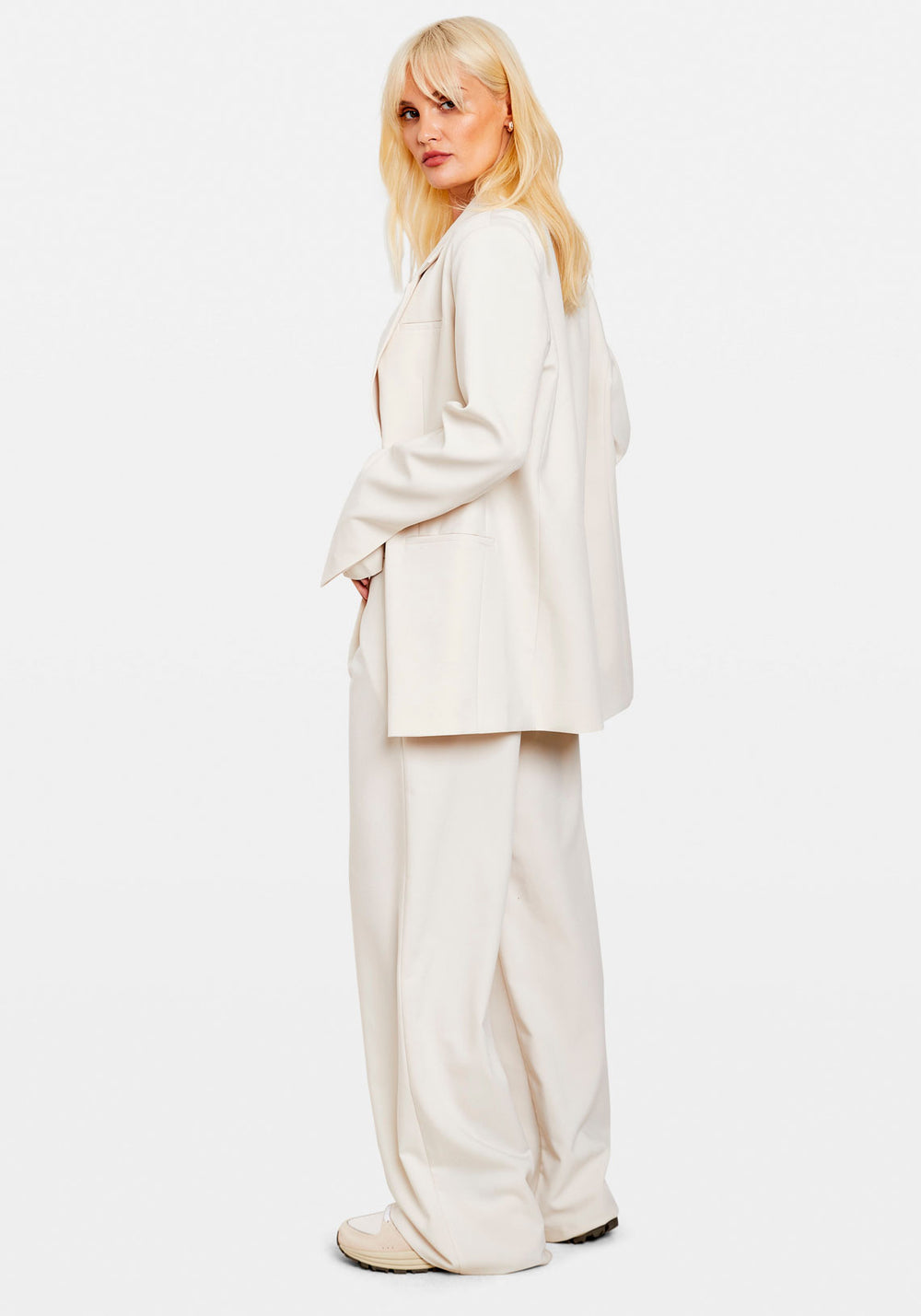 TAYLA LOW RISE PANT IVORY