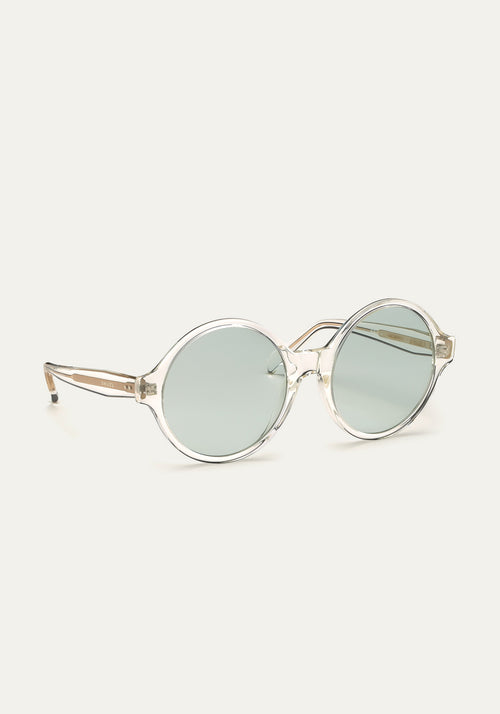 Cl40051I Oversized Round Sunglasses