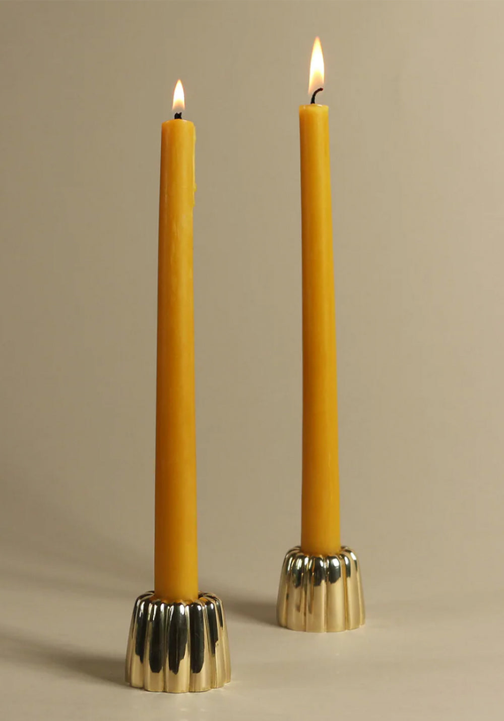 BEESWAX CANDLE SET OF 4
