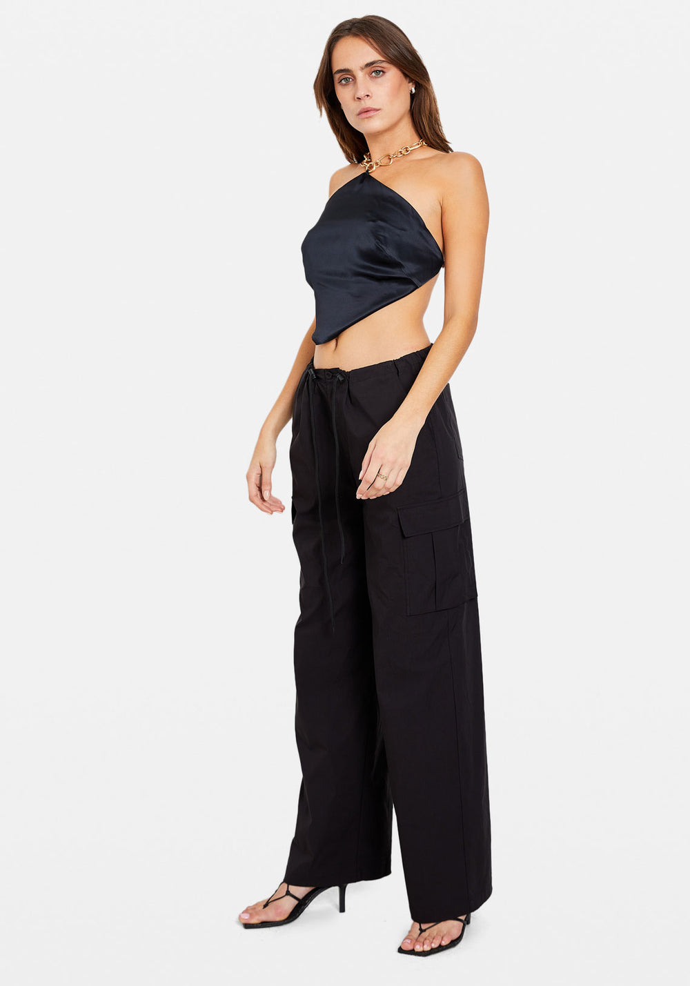 OLIVINE TOP BLACK