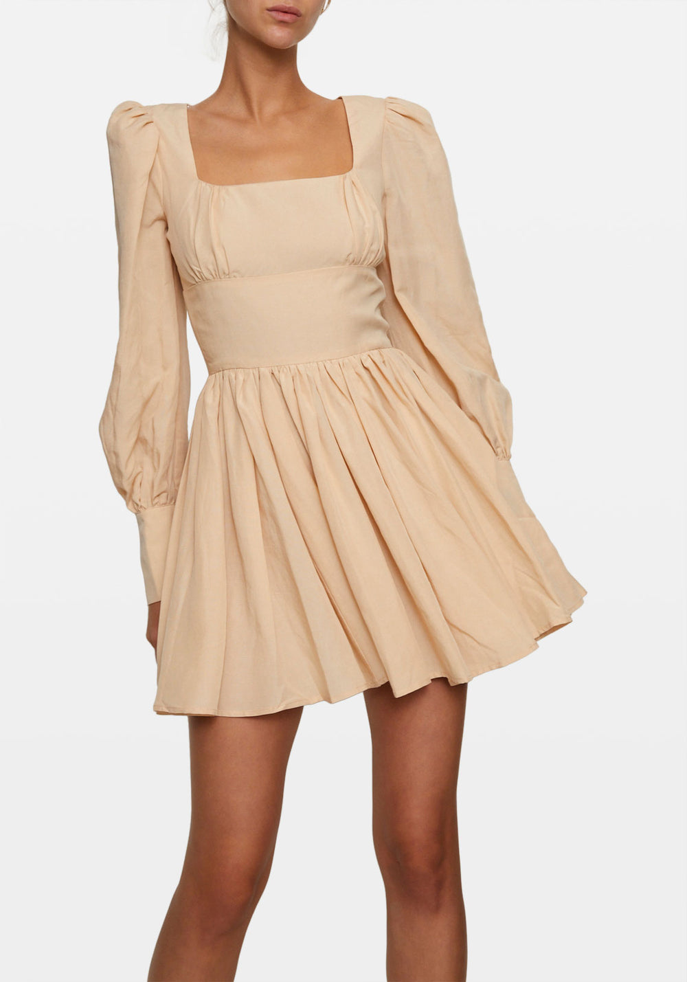 BAMBINA DRESS LINEN CREAM