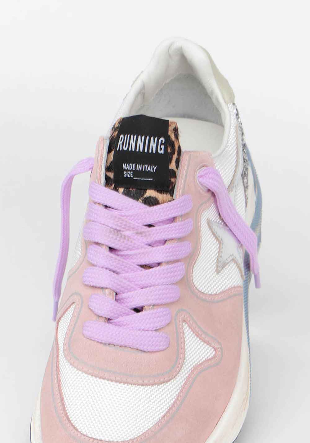 Running Sole White/Pink/Silver