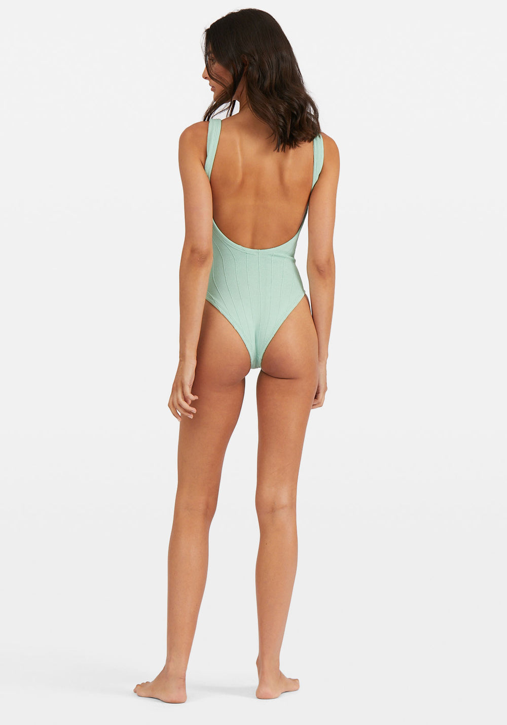 SQUARE NECK NILE SWIM PISTACHIO NILE