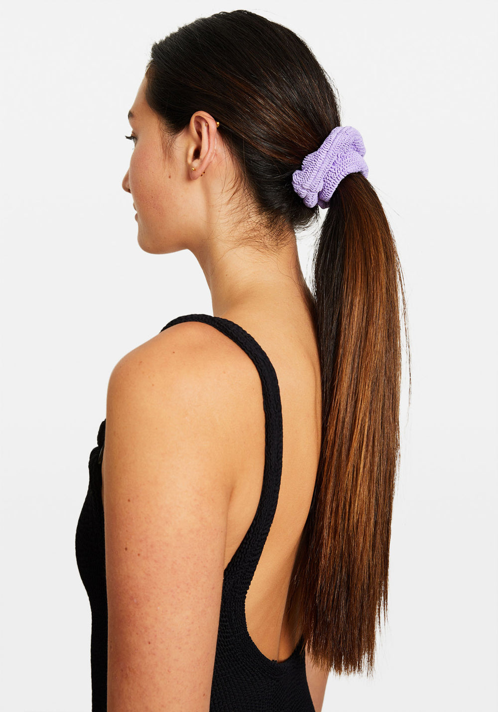 SCRUNCHIE CLASSIC CRINKLE LILAC