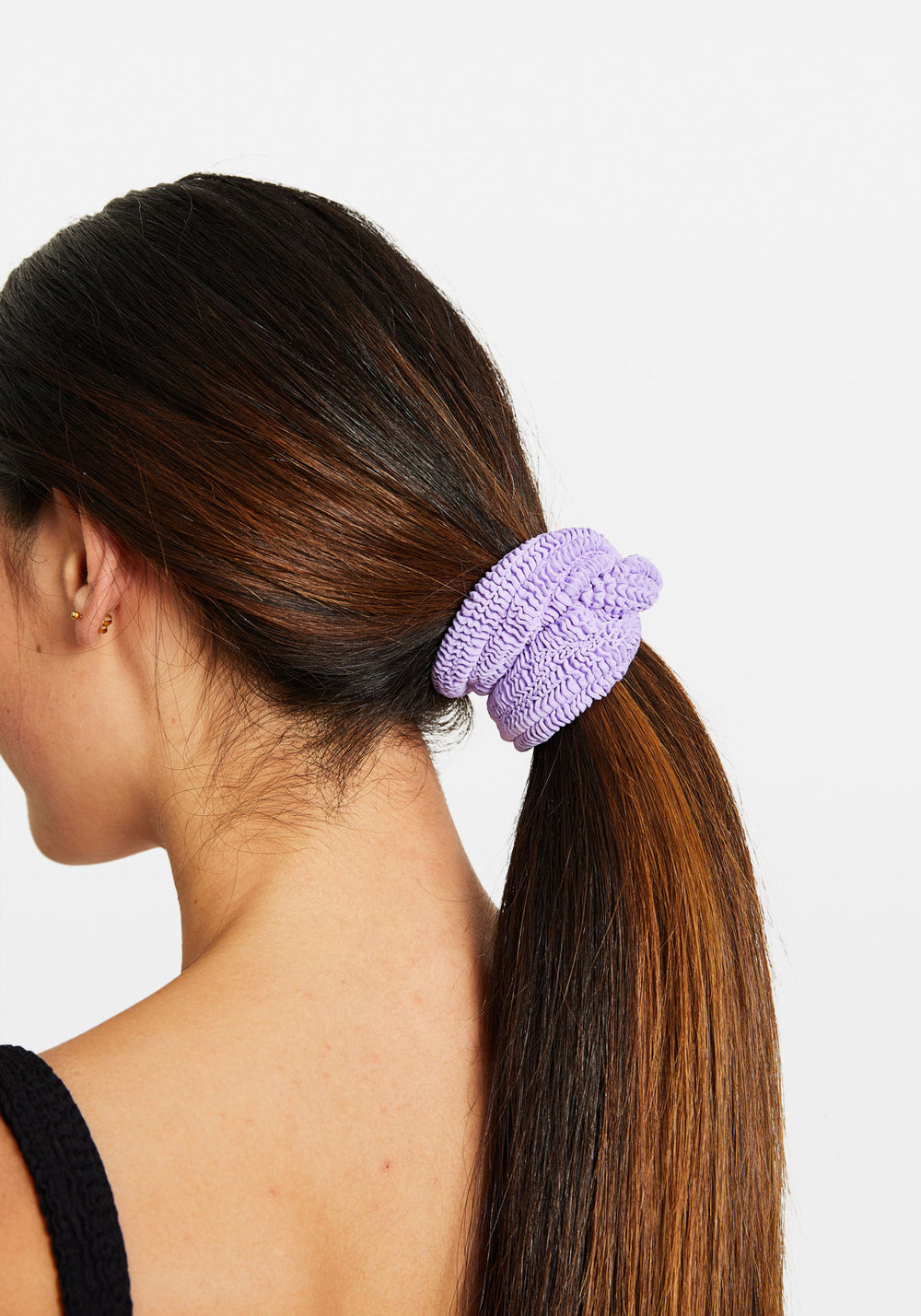 SCRUNCHIE CLASSIC CRINKLE LILAC