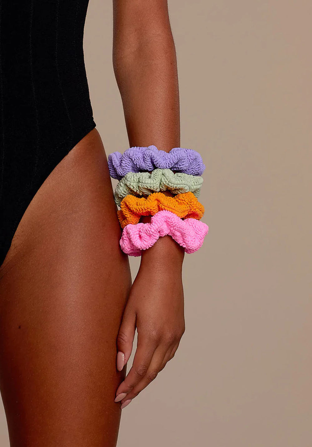 SCRUNCHIE CLASSIC CRINKLE LILAC