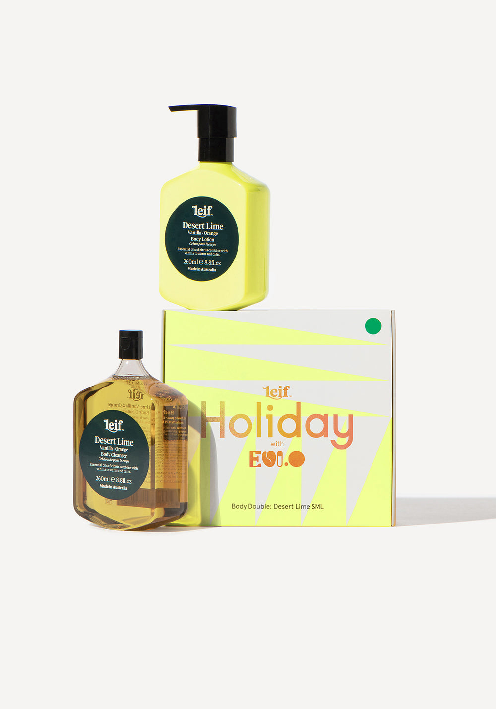LIMITED EDITION 'HOLIDAY WITH EVI O' BODY DOUBLE DESERT LIME SML