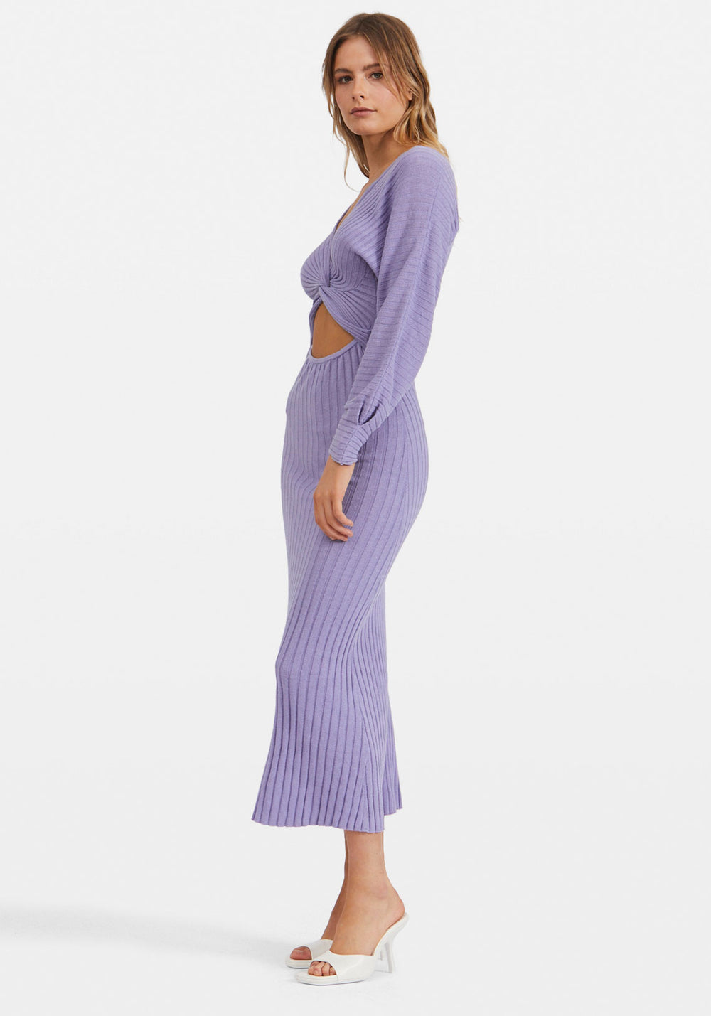 LOVE MATCH KNIT DRESS LAVENDER