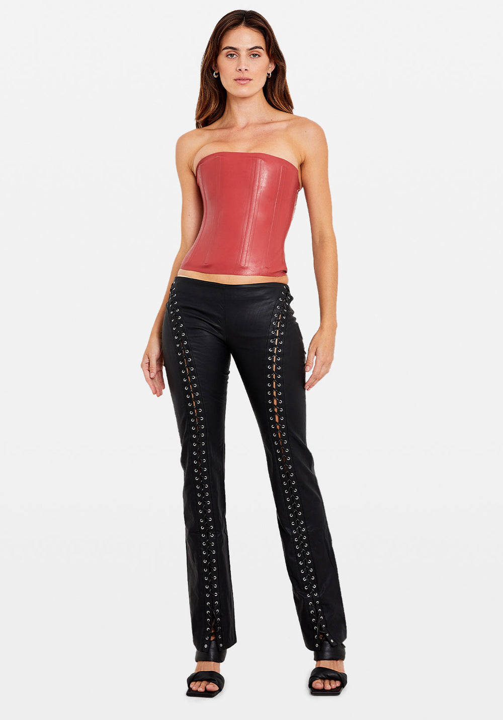 LIBRA CORSET STRAWBERRY LATEX
