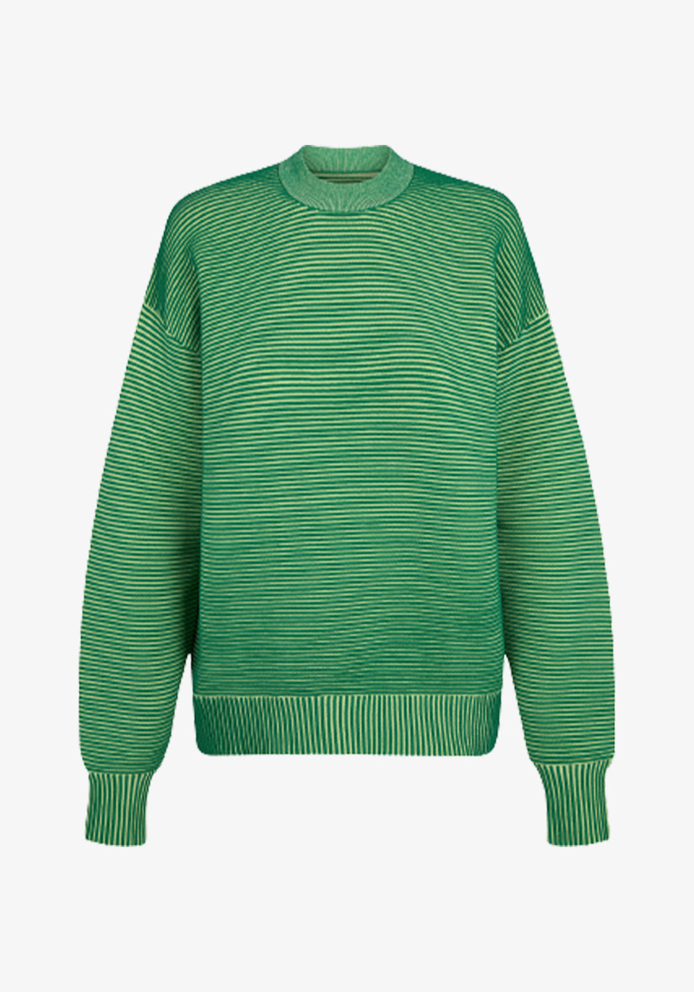 SONNY CREW NECK SWEATER TROPIC GREEN/LIME