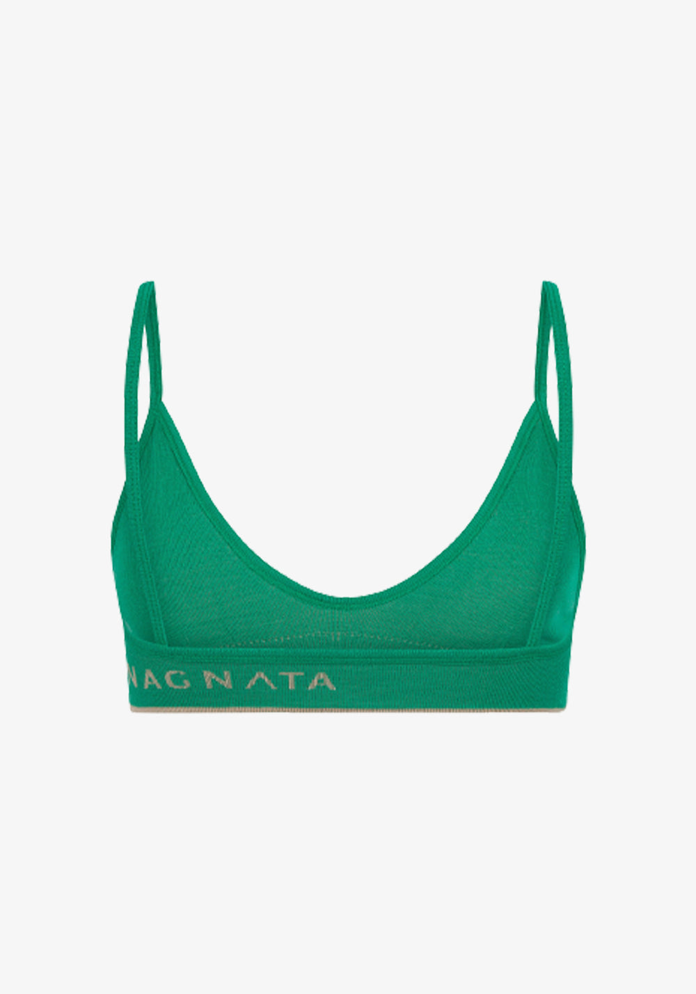 TRI RIB BRALET TROPIC GREEN/SANDSTONE