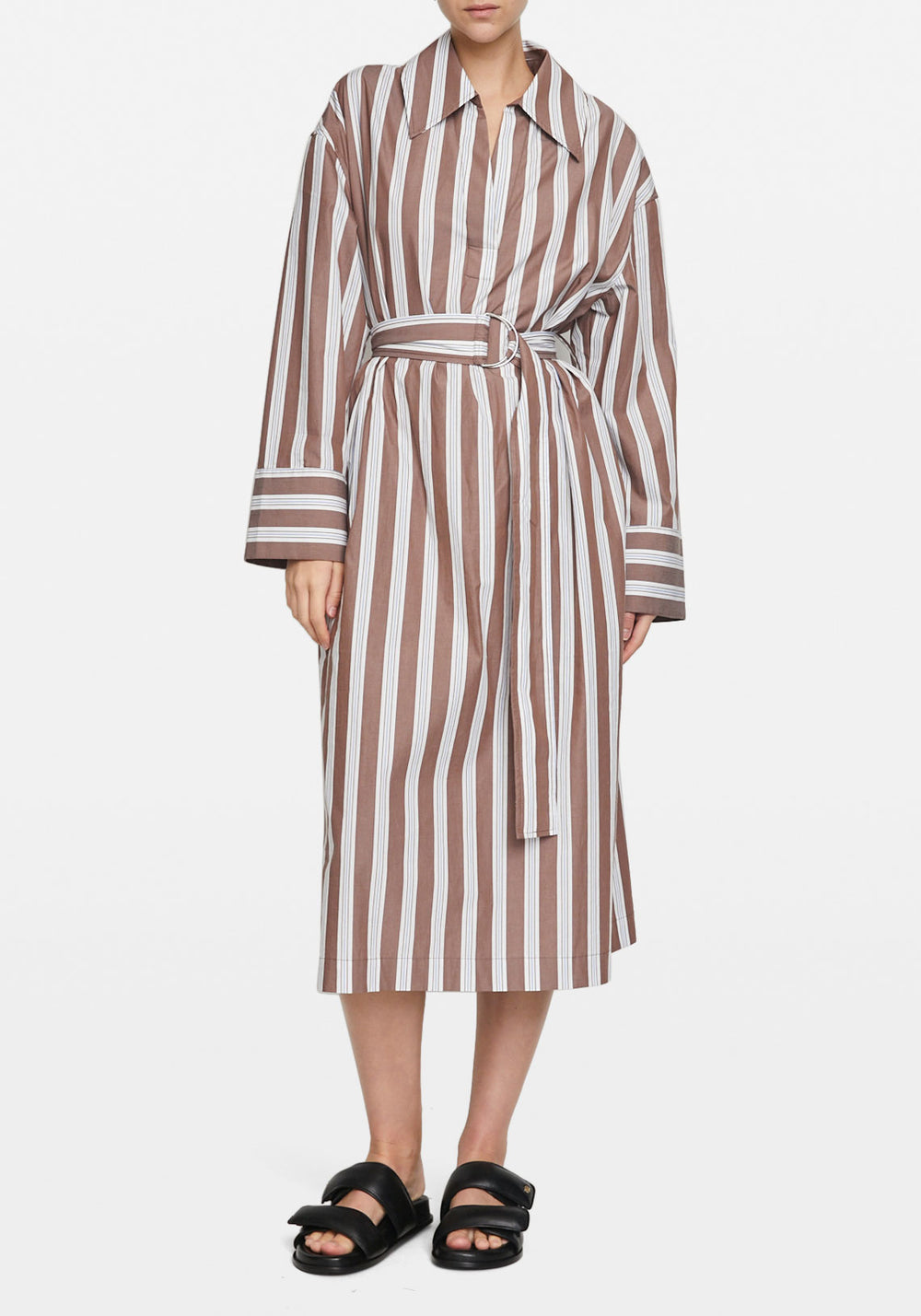 Malene Dress Brown St.