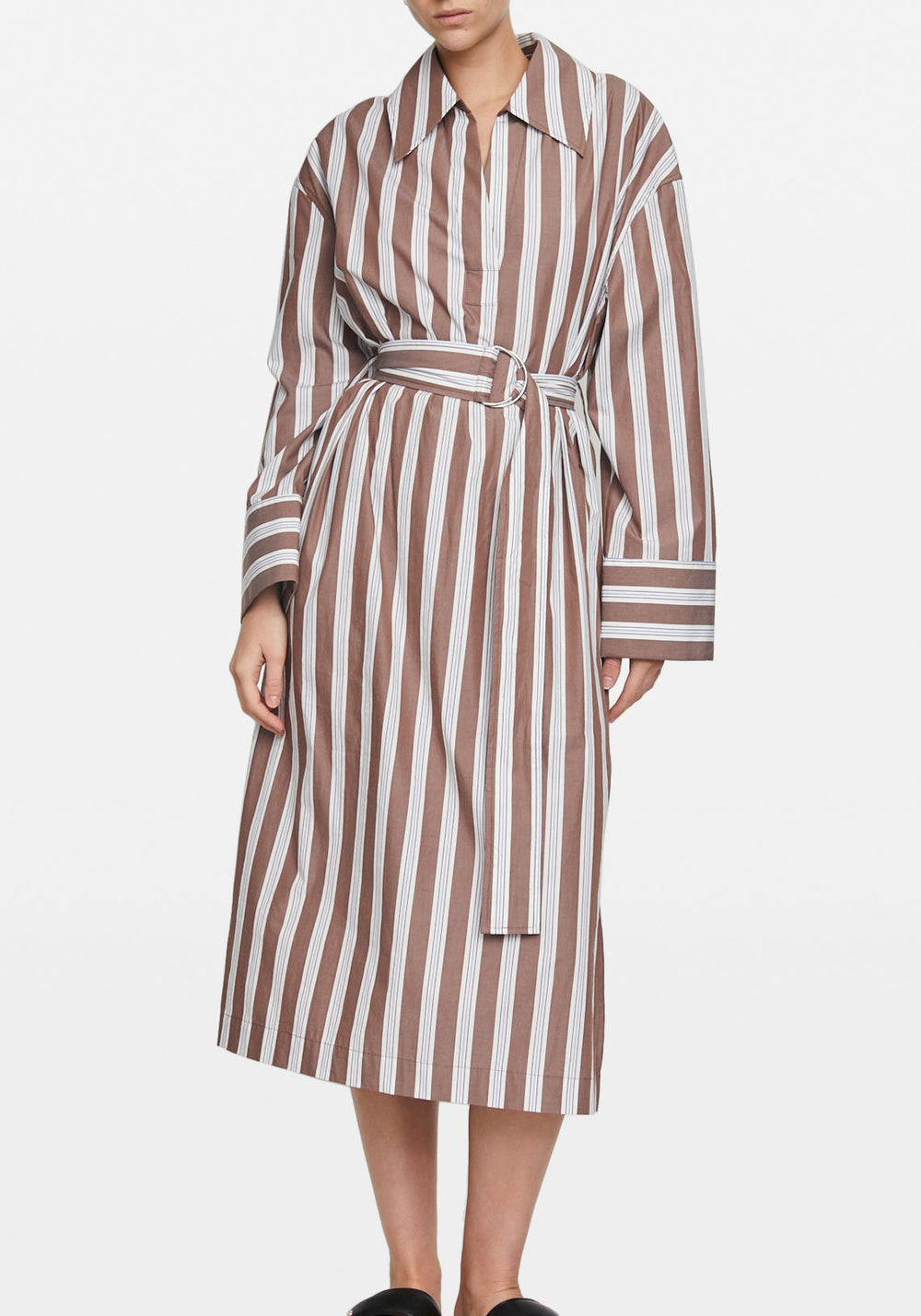Malene Dress Brown St.