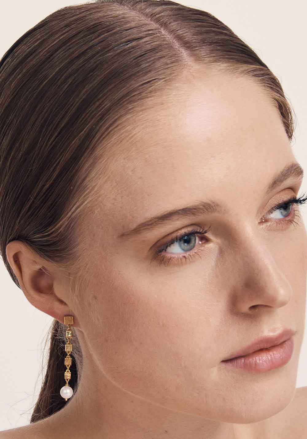 Silvia Earrings Gold