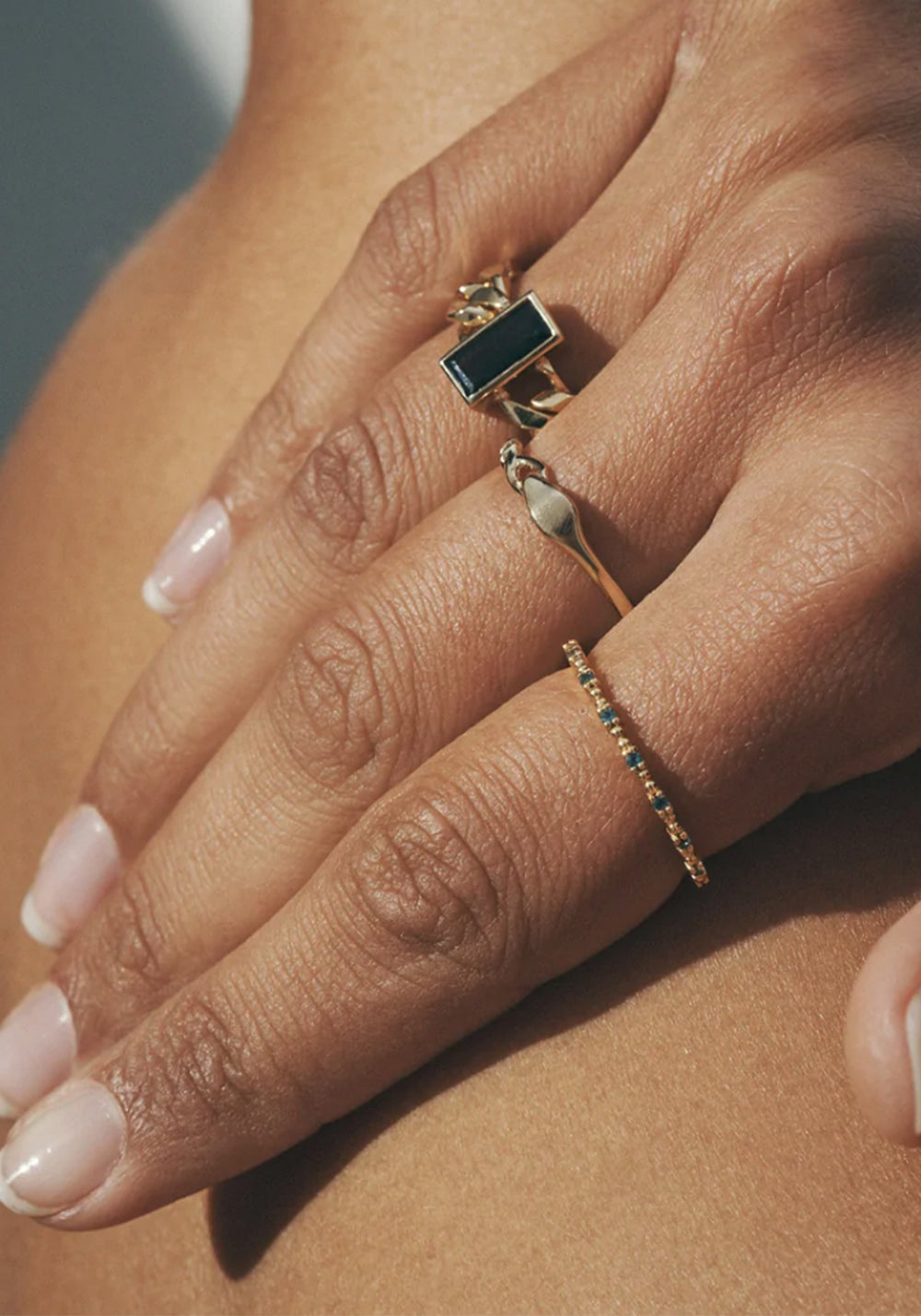 TIGRIS CHAIN RING GOLD