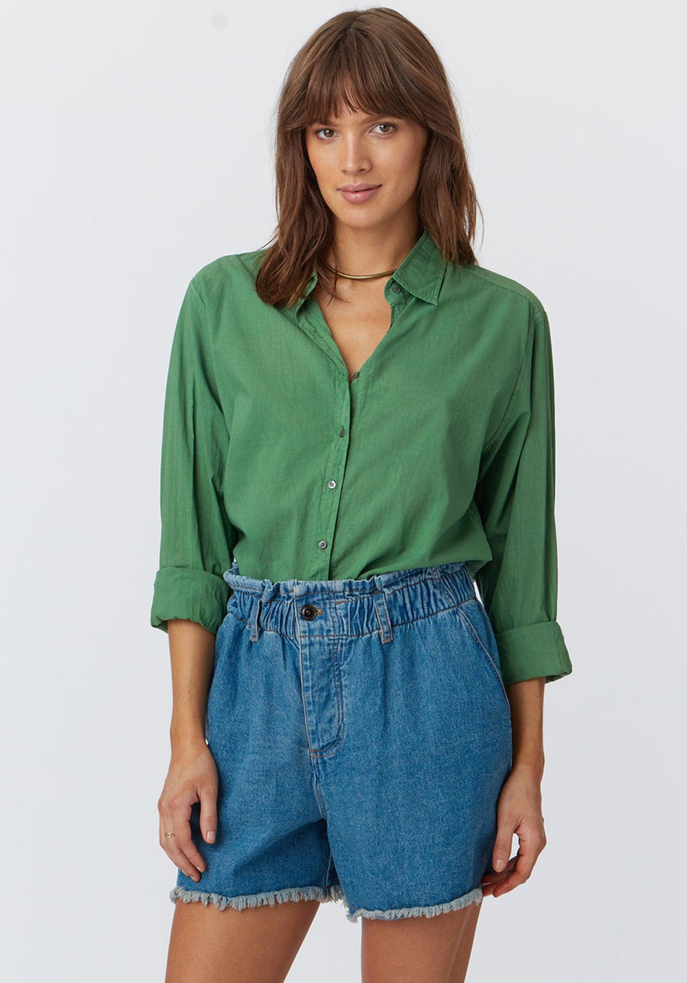 BEAU SHIRT ELM GREEN